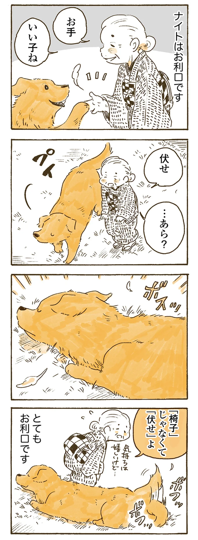 ナイトはお利口です