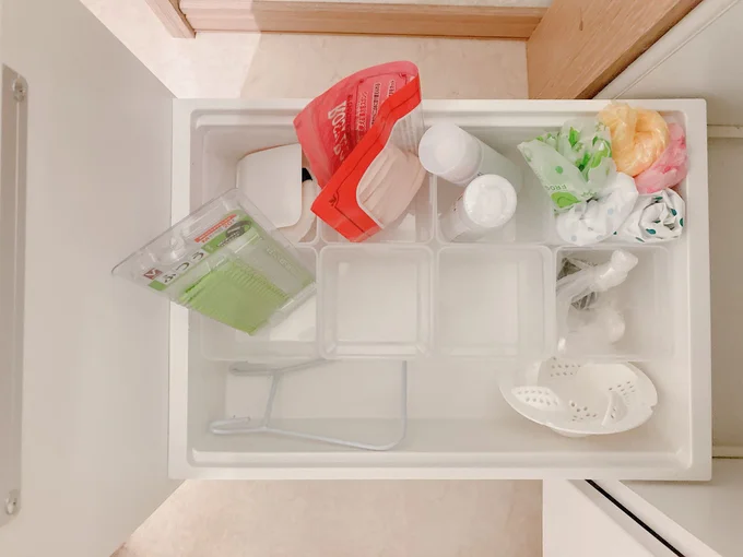 「使うモノ」だけを収納して、すっきり