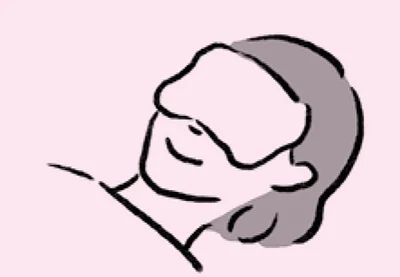 火傷しない温さになったら目の上に2～3分のせる。