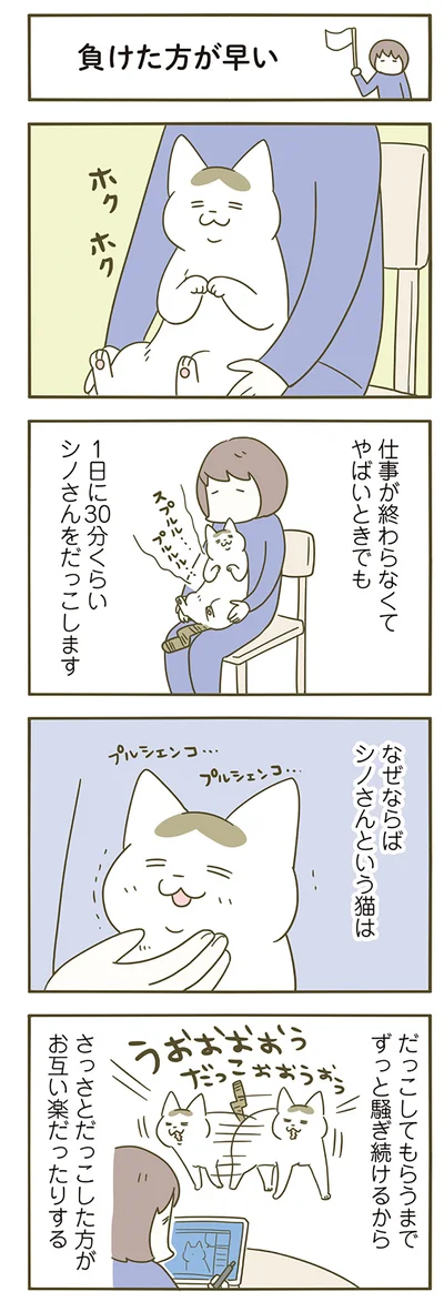 さっさとだっこした方がお互い楽だったりする