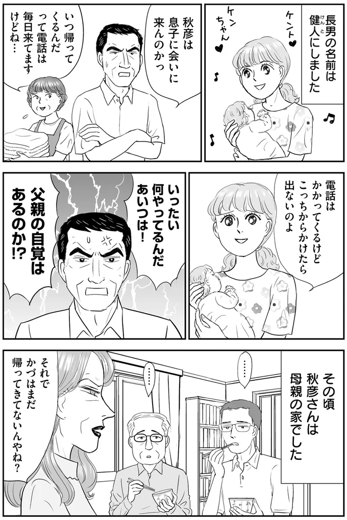 母親の家でした