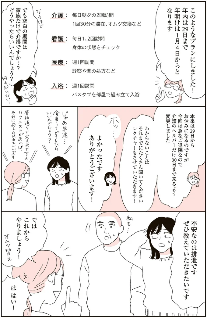 このようなプランにしました！
