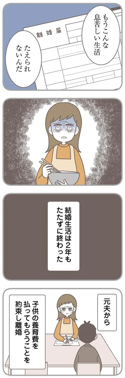 『信じた夫は嘘だらけ-浮気・ワンオペ・DV…地獄の結婚生活を終わらせます』より