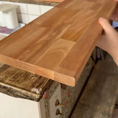 金具をつけたら後は乗せるだけで完成