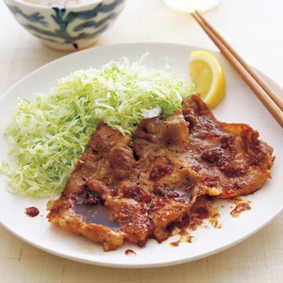 「豚のダブルしょうが焼き」 レタスクラブニュースより