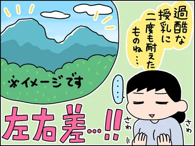 左右のボリュームに差がある…！！