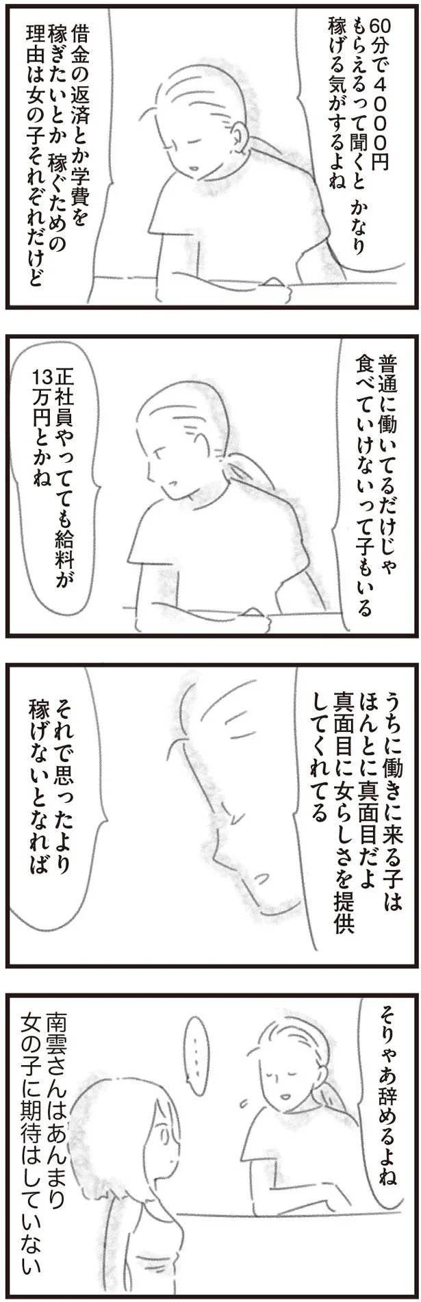 うちに働きに来る子はほんとに真面目だよ
