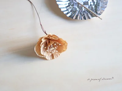 アンティークなお花になりました