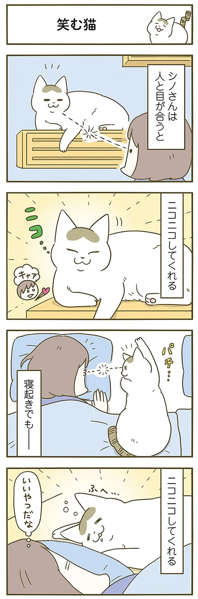ニコニコしてくれる