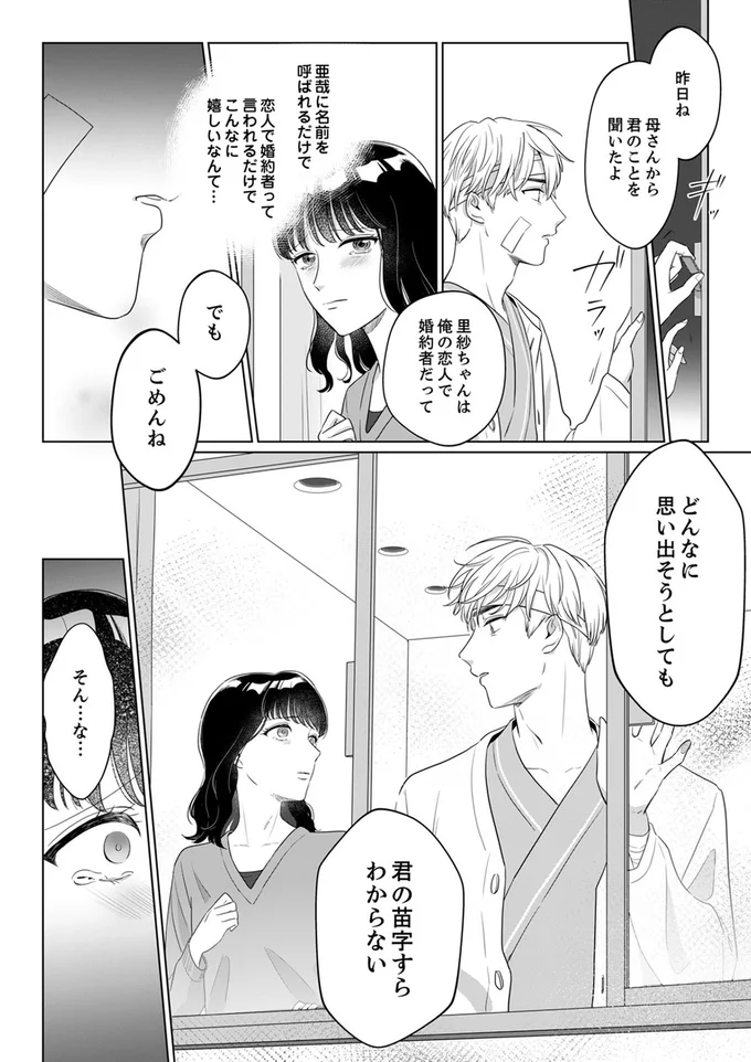 『婚約者が記憶喪失になりまして～私のことを忘れたはずの彼がなぜか溺愛してきます～』より