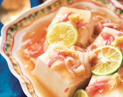 「豆腐のかにかまあんかけ」