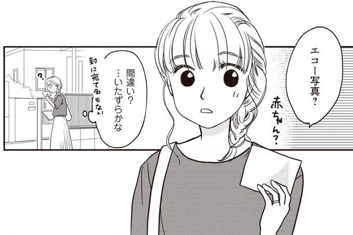 間違い？いたずら？ポストから出てきた差出人不明のエコー写真／4人の女を同時に妊娠させた夫（1）