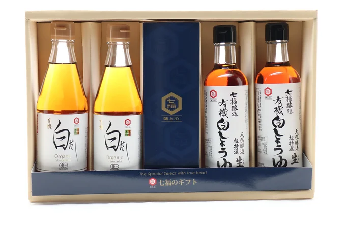 【ふるさと納税】七有機白だし・有機白しょうゆセット