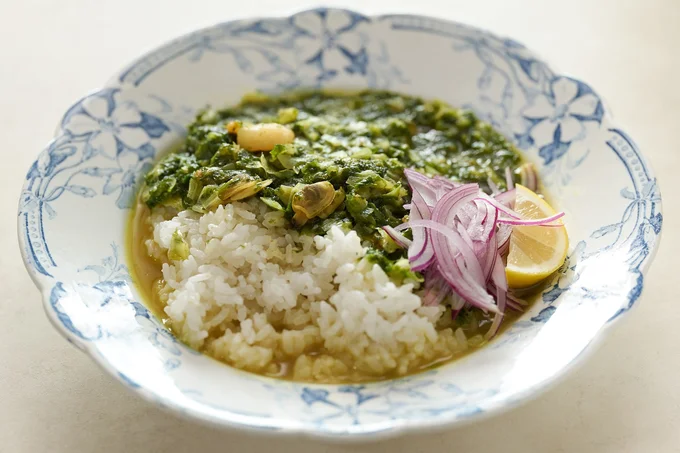 あおさのシーフードカレー