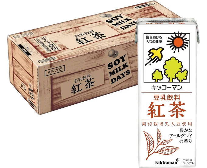 【Amazon.co.jp限定】 キッコーマン 豆乳飲料 紅茶 SOYMILK DAYS 200ml ×30本