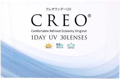 クレオワンデーUVモイスト 30枚 1箱 （1日使い捨て コンタクトレンズ ）【高含水】【BC】8.7 【PWR】-3.00 高含水 うるおい UVカット フィット感