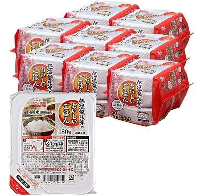 アイリスオーヤマ(IRIS OHYAMA) パックご飯 180g x 24 個 国産米 100% 低温製法米 非常食 米 レトルト