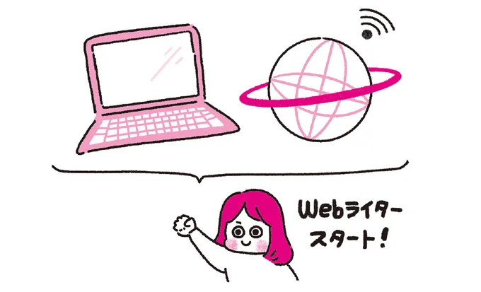パソコンとネット環境があればはじめられる