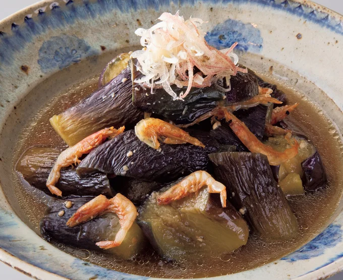 なすのみそ炊き