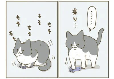 とりあえず乗って…もそもそ
