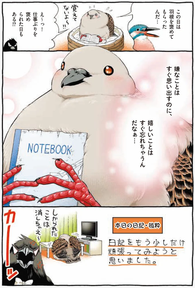 『キジバトくん日記』より