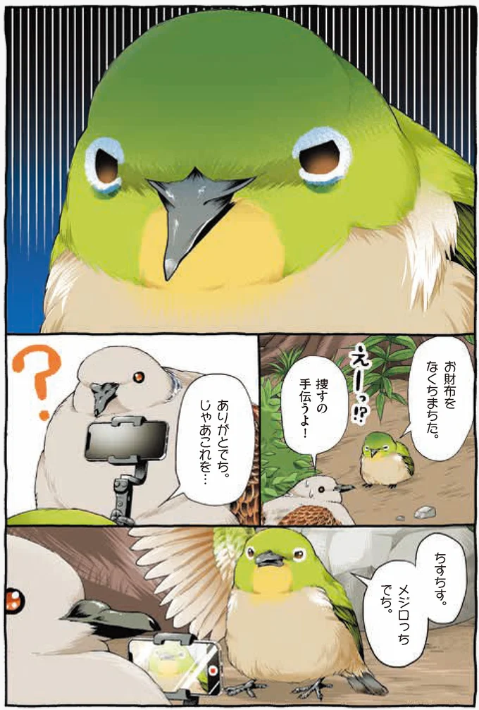 『キジバトくん日記』より