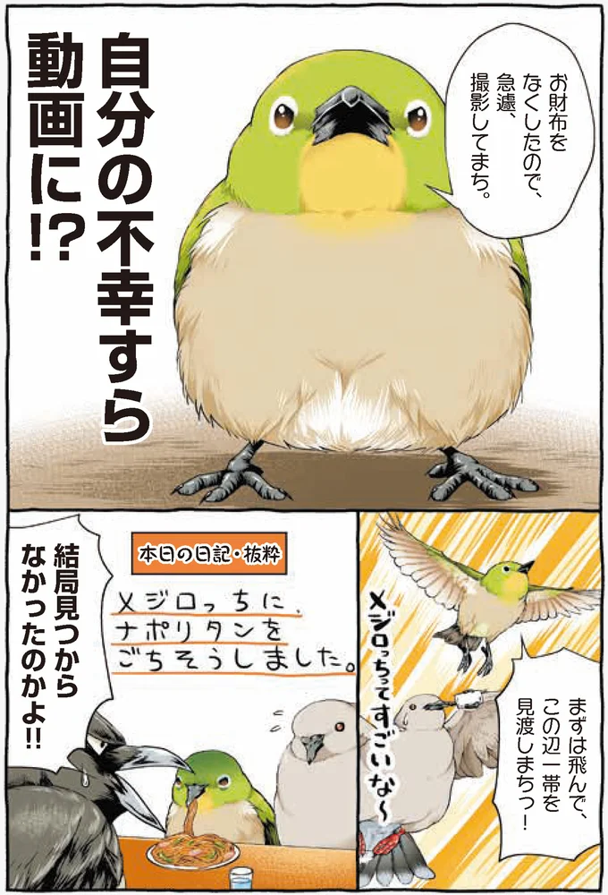 『キジバトくん日記』より