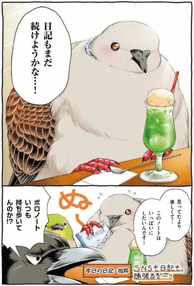 『キジバトくん日記』より