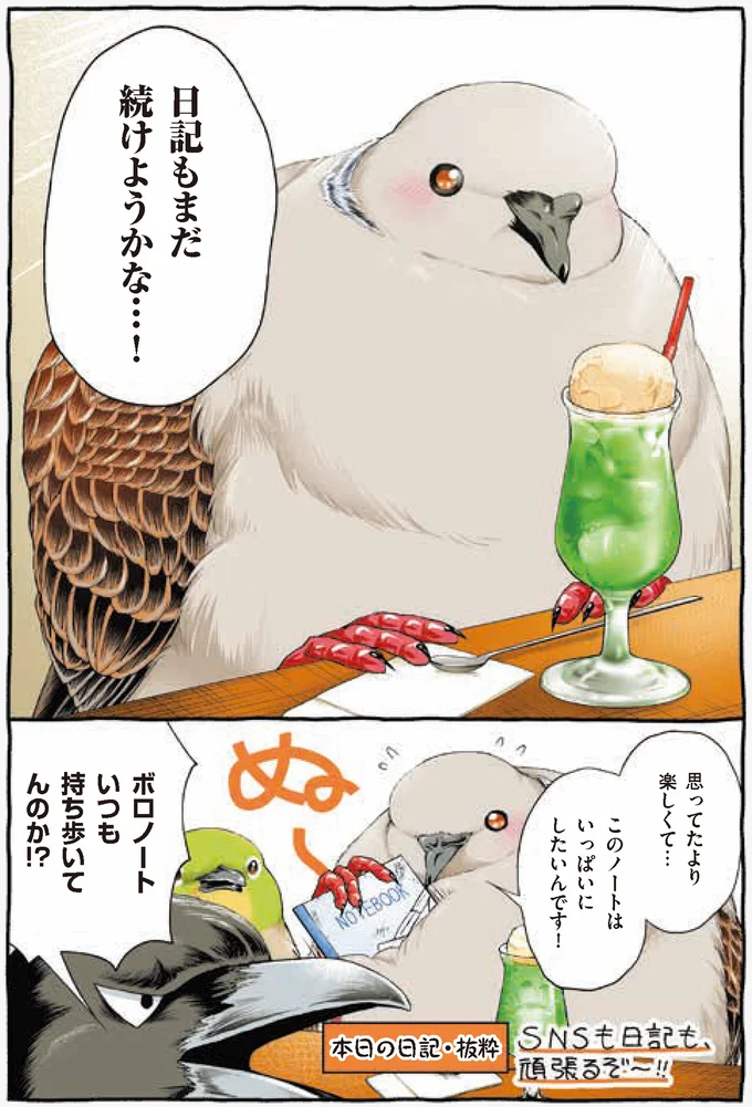 『キジバトくん日記』より