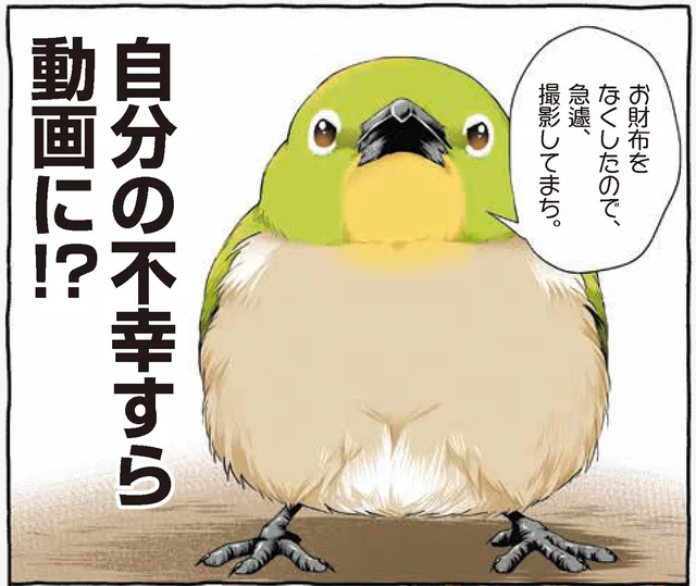 自分の不幸すらも動画に⁉たくましすぎるチュンチューバー／キジバトくん日記（6）