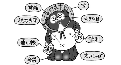 タヌキの置き物の意味