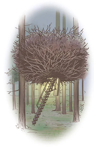 お父さんが作った小屋