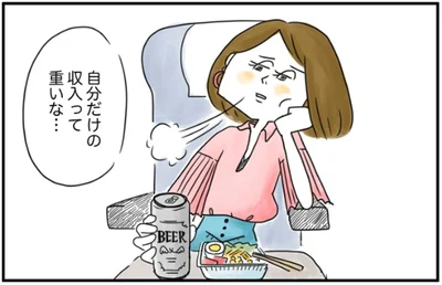自分だけの収入って重いな…