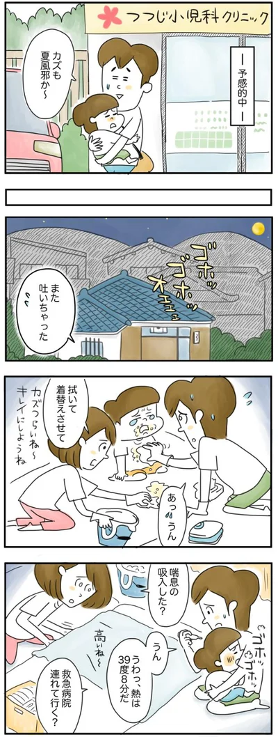 喘息の吸入した？