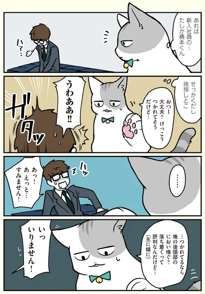 新入社員の…たしか橋本くん