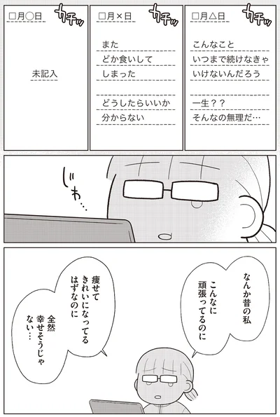 『痩せるより大切なことに気づいたら、人生で一番楽に17kgのダイエットに成功しました』より