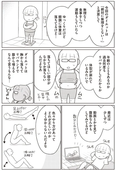 『痩せるより大切なことに気づいたら、人生で一番楽に17kgのダイエットに成功しました』より