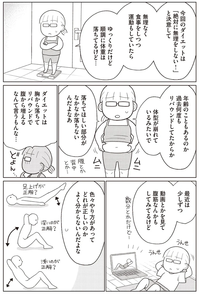 『痩せるより大切なことに気づいたら、人生で一番楽に17kgのダイエットに成功しました』より