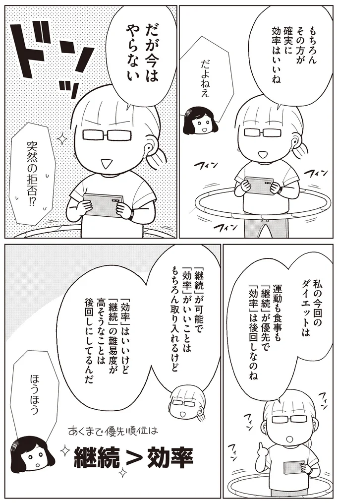 『痩せるより大切なことに気づいたら、人生で一番楽に17kgのダイエットに成功しました』より