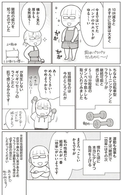 『痩せるより大切なことに気づいたら、人生で一番楽に17kgのダイエットに成功しました』より