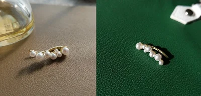 イヤーカフはつける角度で見え方が変化するので、アレンジの仕方も多彩です