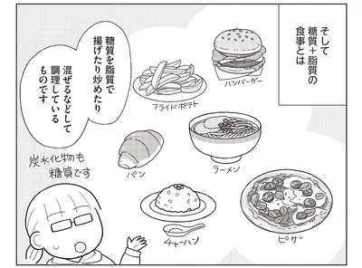 糖質＋脂質の食事とは