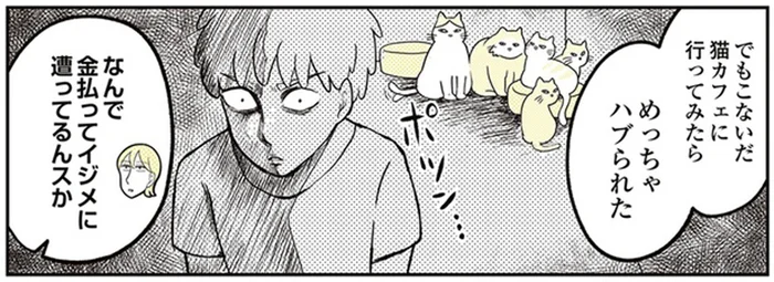 猫カフェでまさかのポツン…野良猫が相手だったら？／動物にモテるサラリーマンの受難（2）