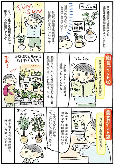 何を育てるか悩む時間もけっこう楽しいです