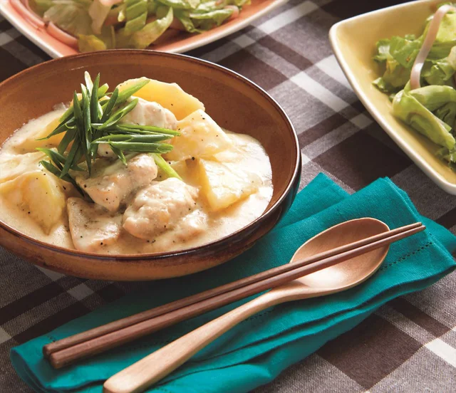 チーズや牛乳と合わせるとおいしい！「とりじゃがのクリーム煮」などとり肉×じゃがいもの洋風おかず2選