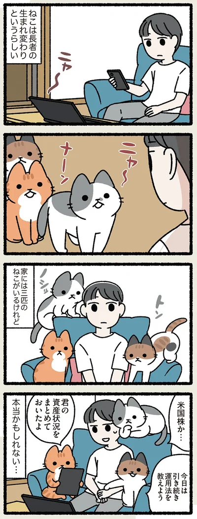 ねこは長者の生まれ変わり