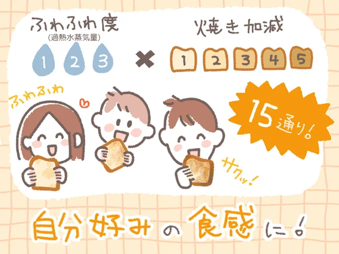 自分好みの食感に!