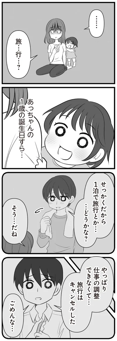 旅…行…？