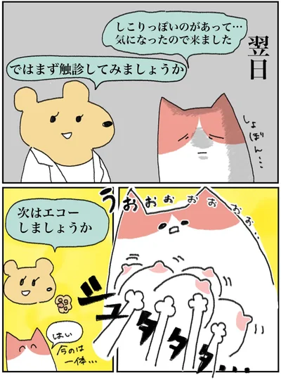 しこりっぽいのがあって…