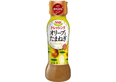 自社加工の生たまねぎとエキストラバージンオリーブオイルを使用